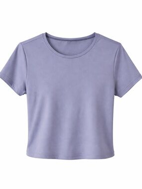 SPLASH Womens Baby Tee Light Blue Size Medium